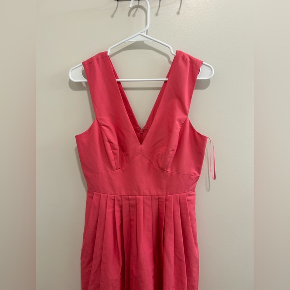NWT J.Crew V-Neck A-Line Faille Party Dress Size 2 - Picture 2 of 10
